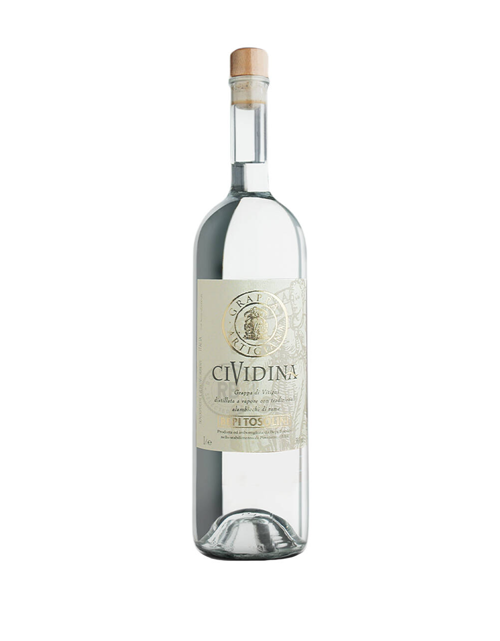 Bepi Tosolini Cividina Grappa Artigiana 1L