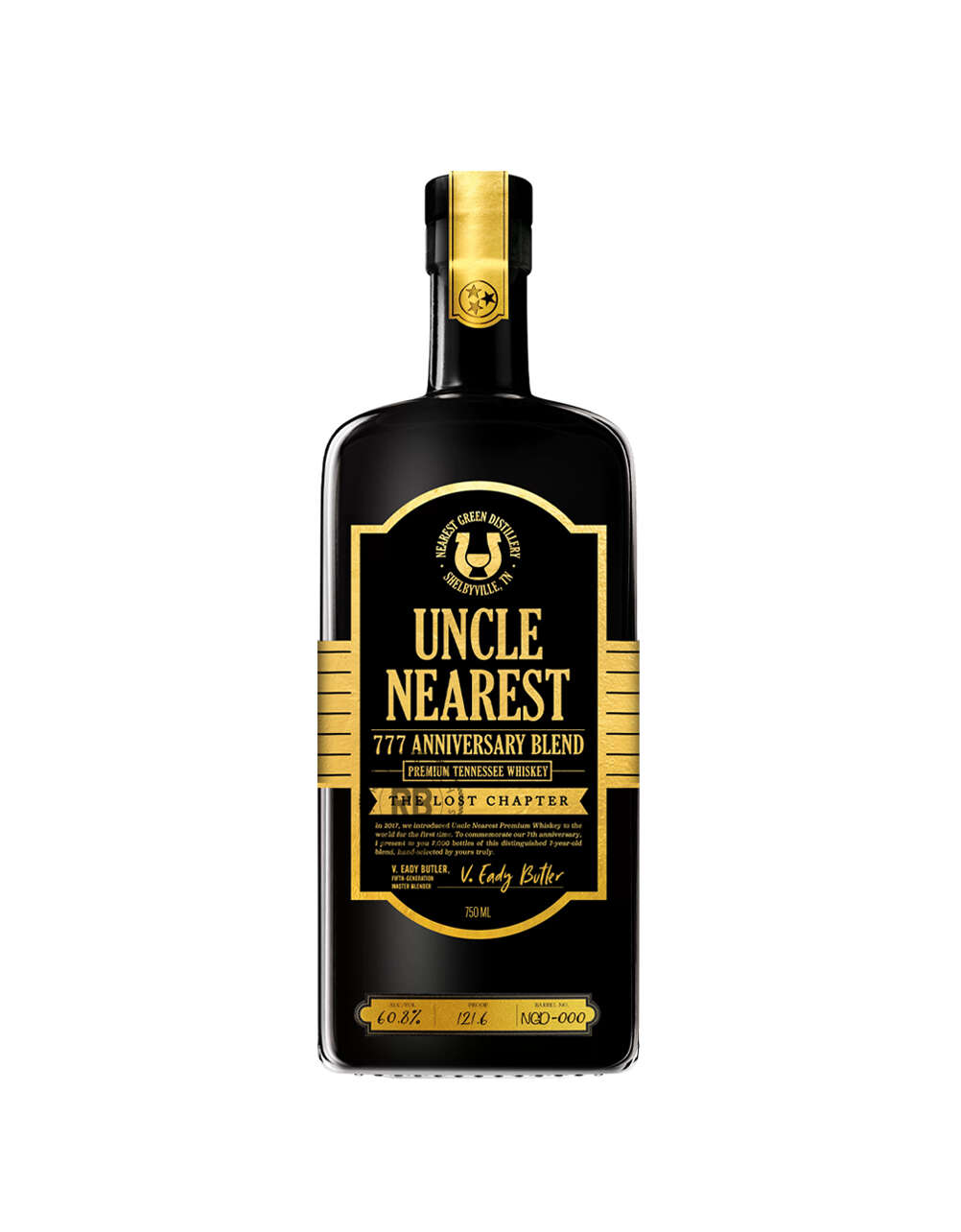 Uncle Nearest 777 Anniversary Blend Whiskey The Lost Chapter