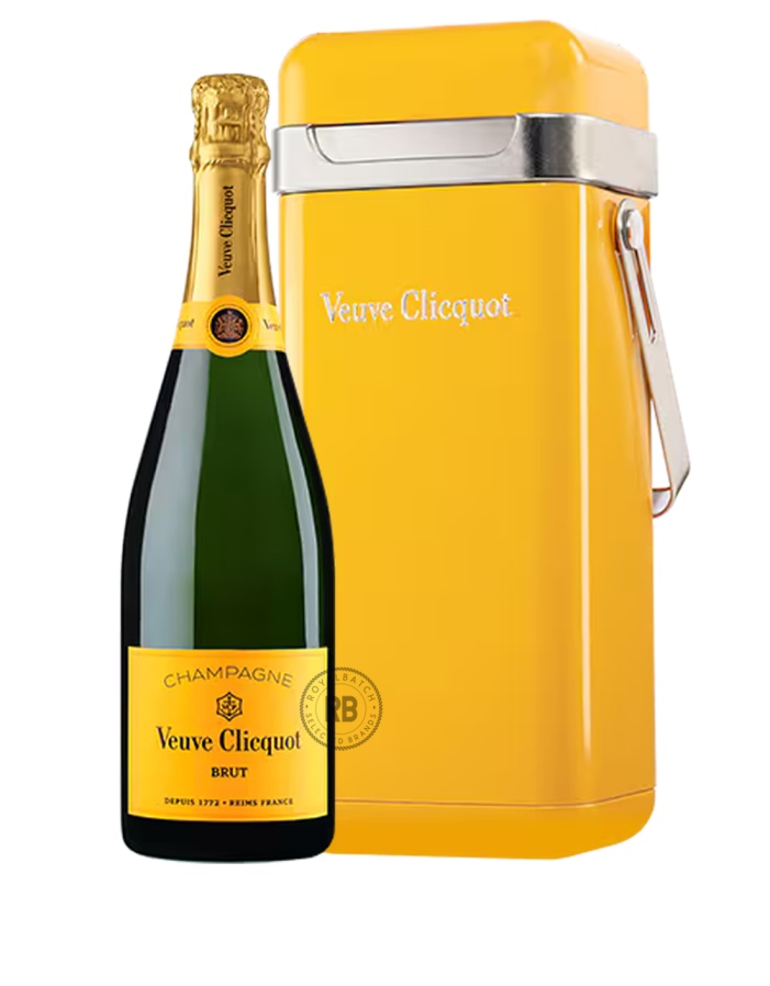 Veuve Clicquot Yellow Label Brut Champagne with Cooler