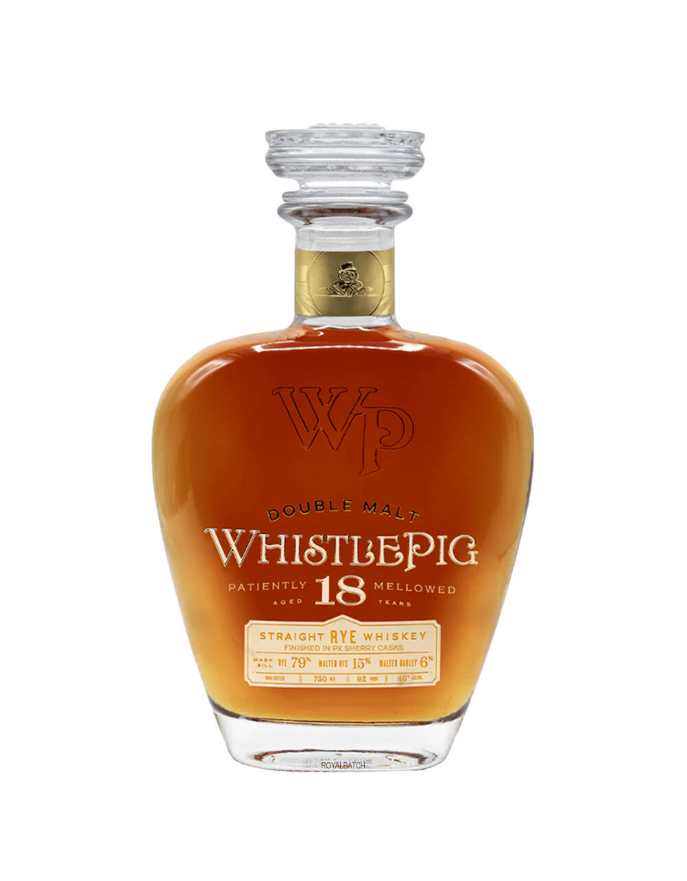 WhistlePig Double Malt 18 Year Straight Rye Whiskey