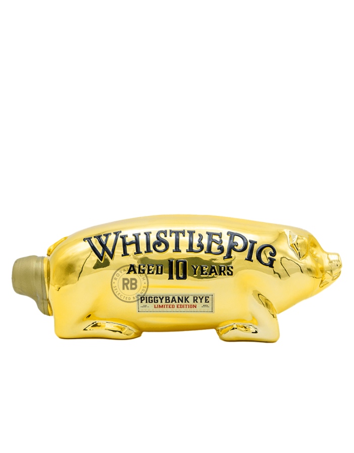 WhistlePig Piggybank Rye 10 Year Old Gold Edition Rye Whiskey 1L