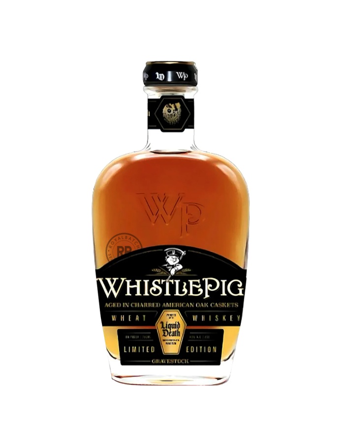 WhistlePig X Liquid Death Gravestock Wheat Whiskey