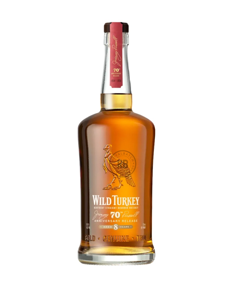 Wild Turkey Jimmy Russell's 70th Anniversary 8 Year Old Bourbon Whiskey