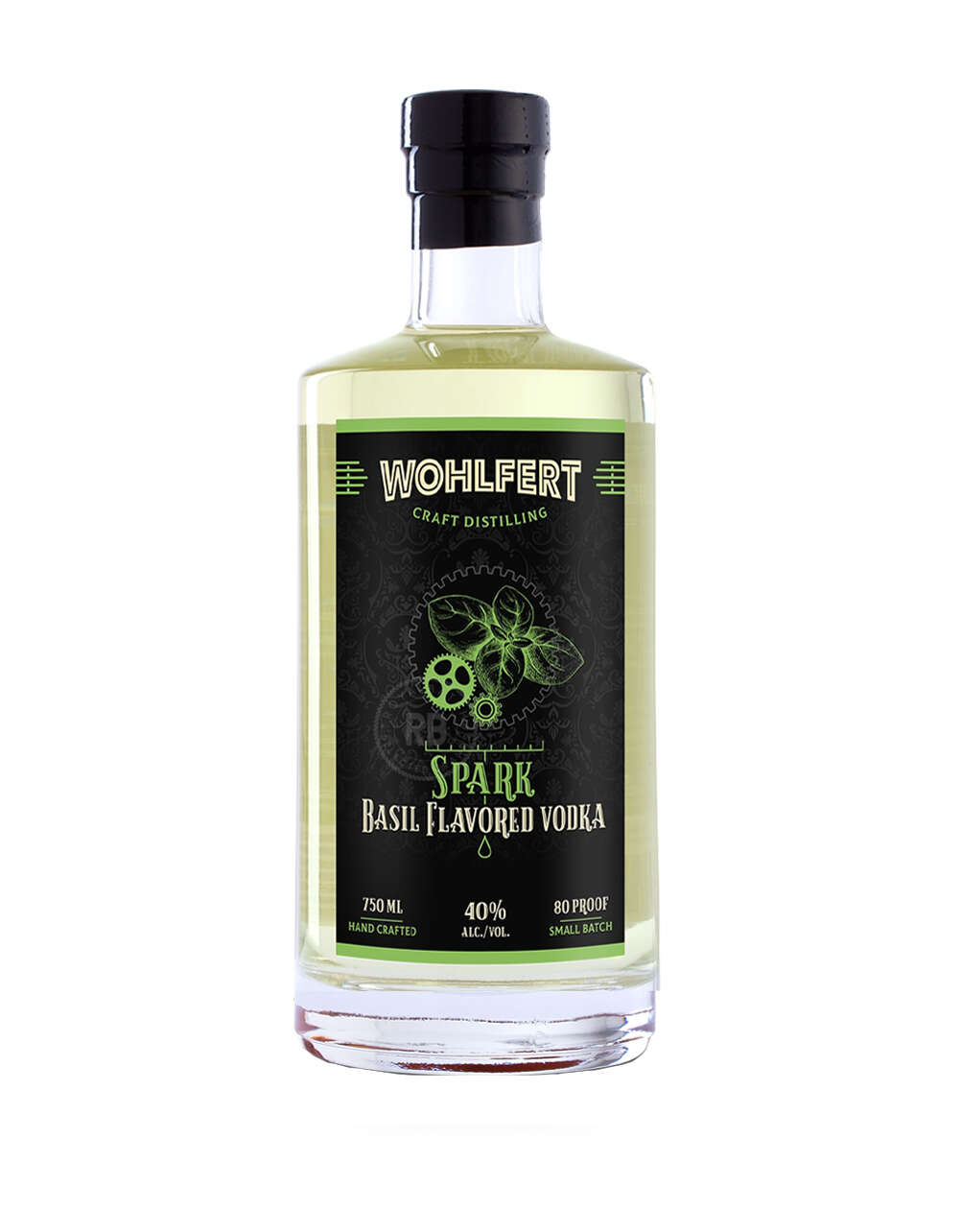 Wohlfert Craft Distilling Spark Basil Flavored Vodka