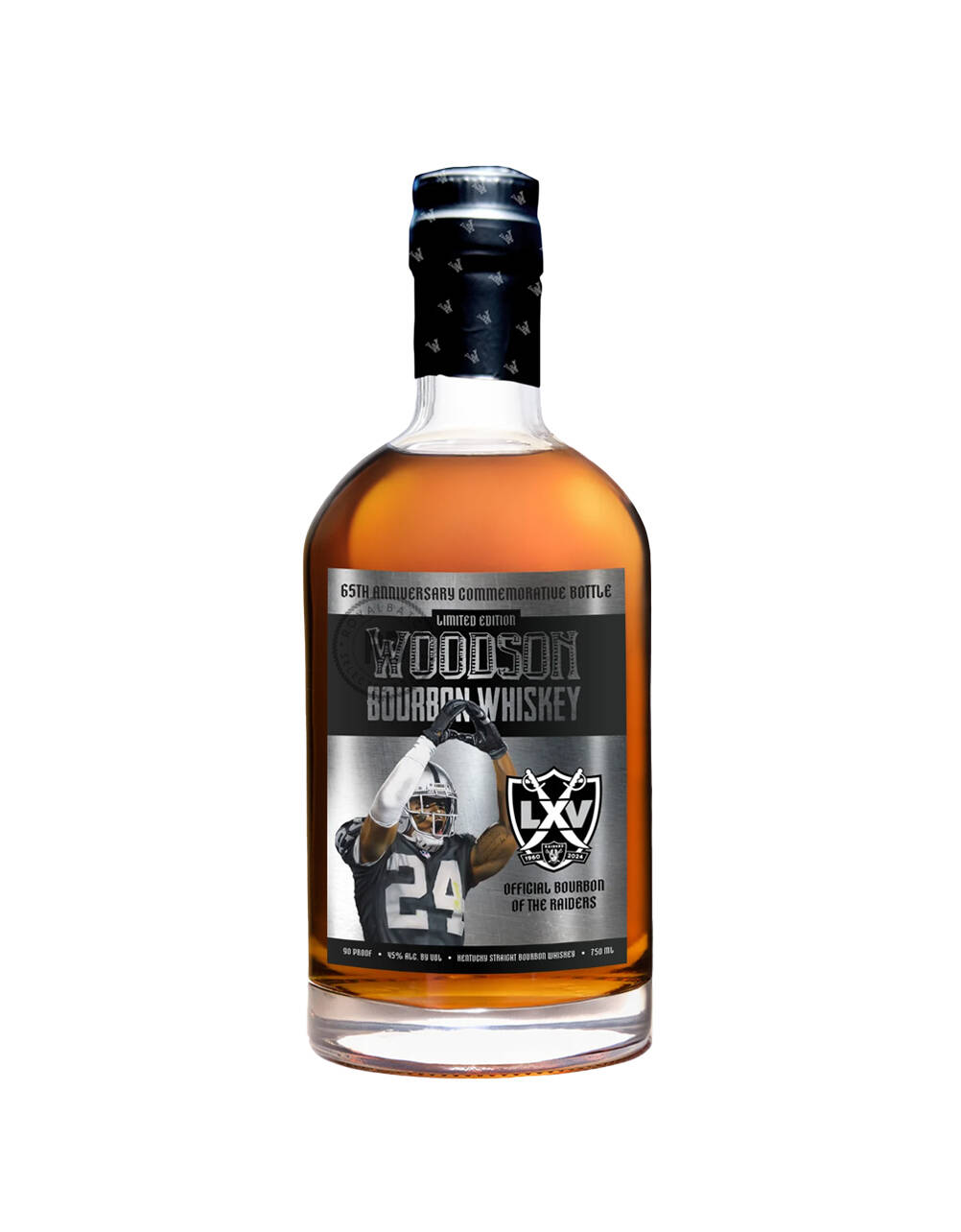 Woodson Raiders 65th Anniversary By Charles Woodson Bourbon Whiskey