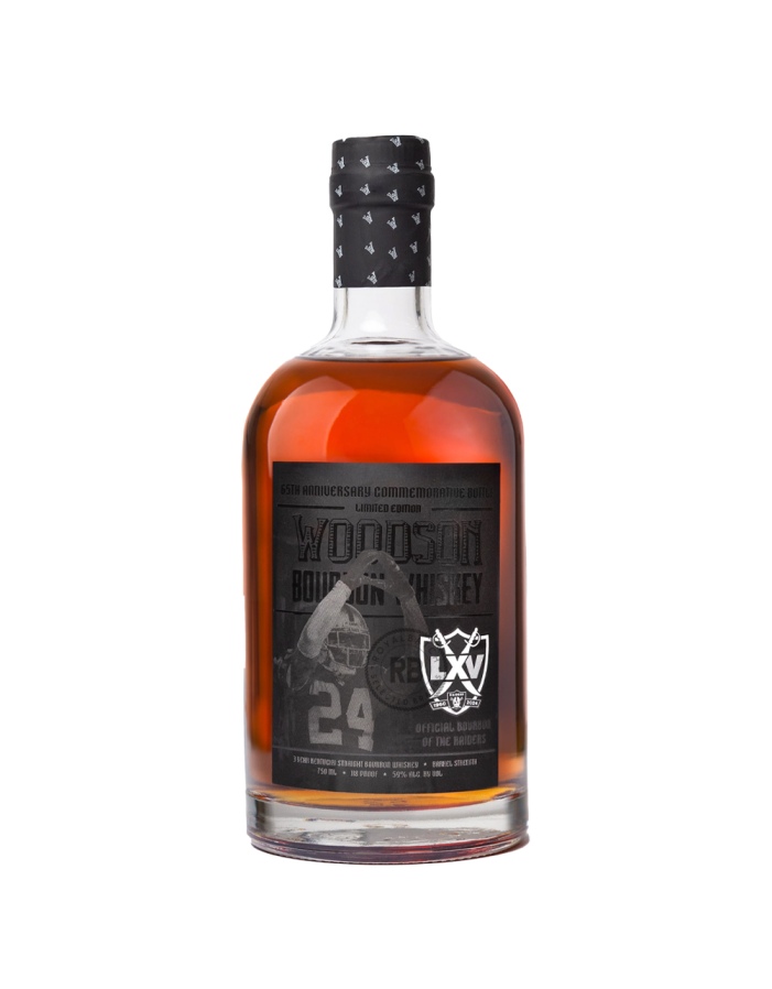 Woodson Raiders 65th Anniversary Commemorative (Blackout) Bottle Bourbon Whiskey