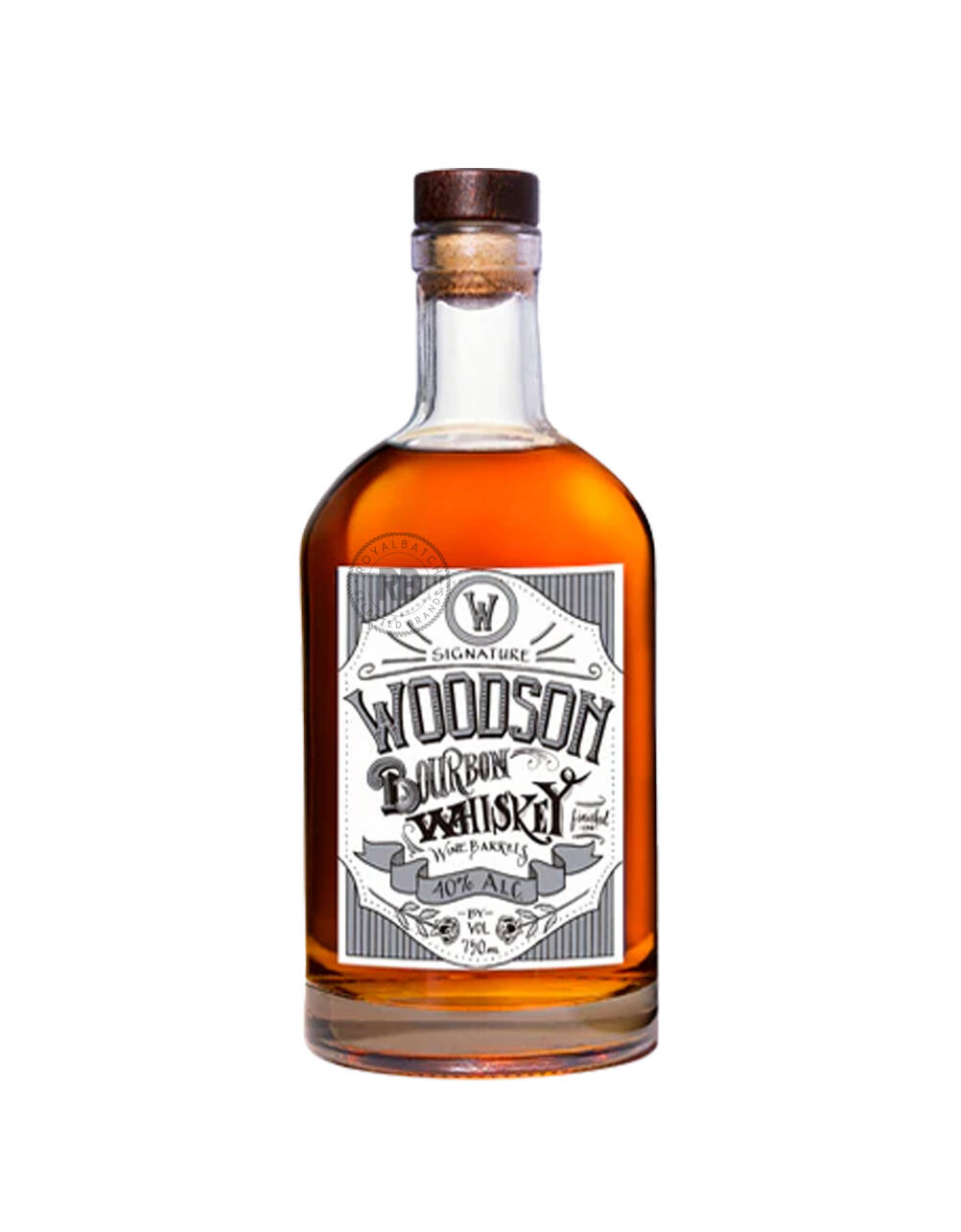 WOODSON  WHITE & SILVER SIGNATURE SERIES WHISKEY