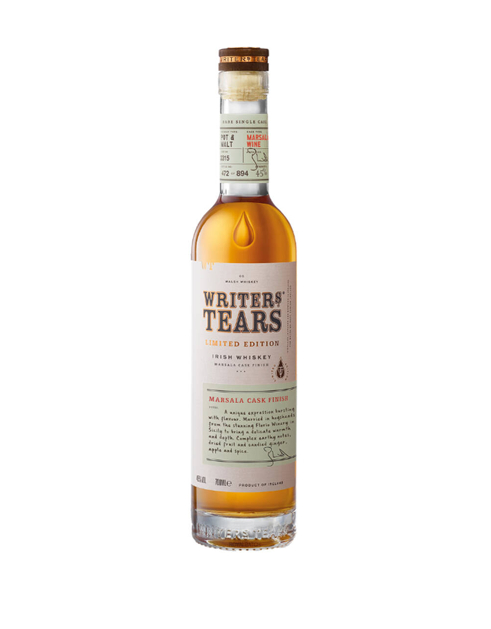 Writers Tears Limited Edition Marsala Cask Finish Irish Whiskey