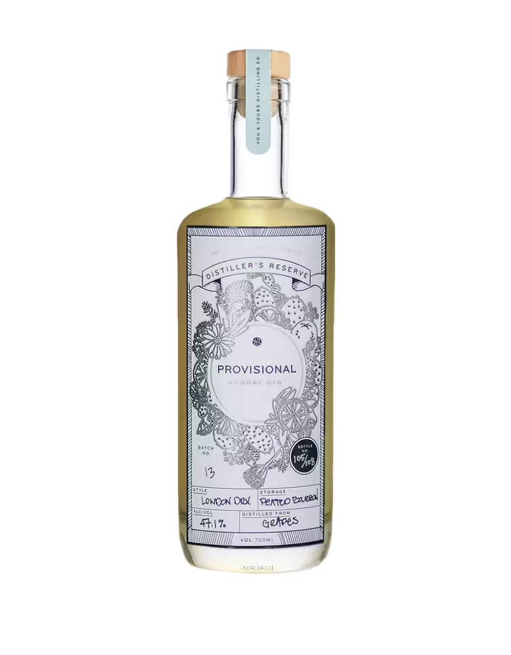 You and Yours Distilling Co Provisional London Dry Gin