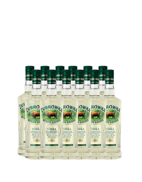 Zubrowka Bison Grass Vodka (12 Pack) Bundle #083