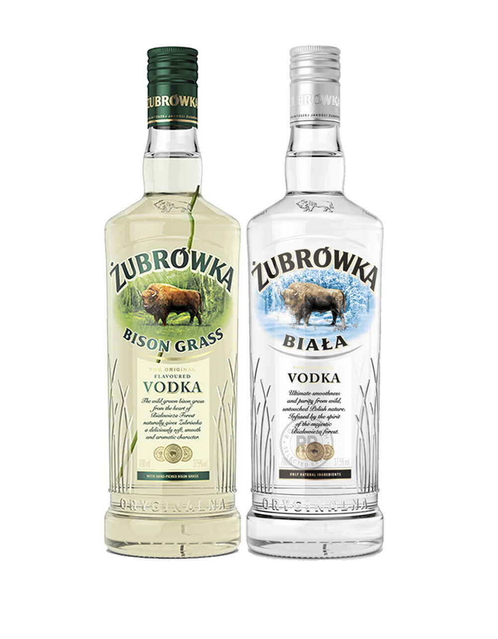 Zubrowka Vodka Combo Bison Grass and Biala