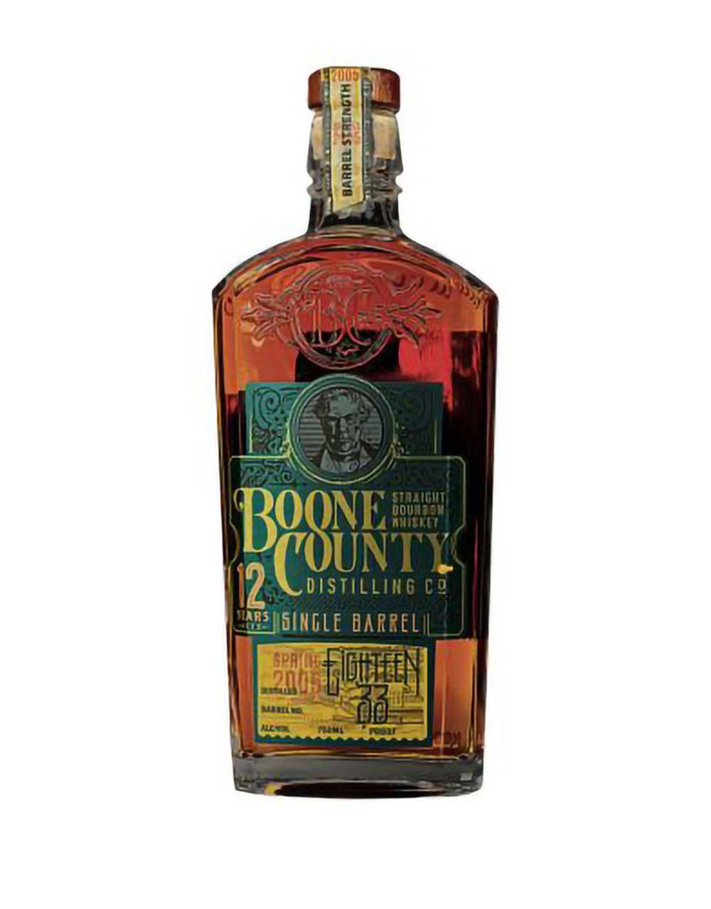 Boone County 1833 12 Year Old Single Barrel Straight Bourbon Whiskey