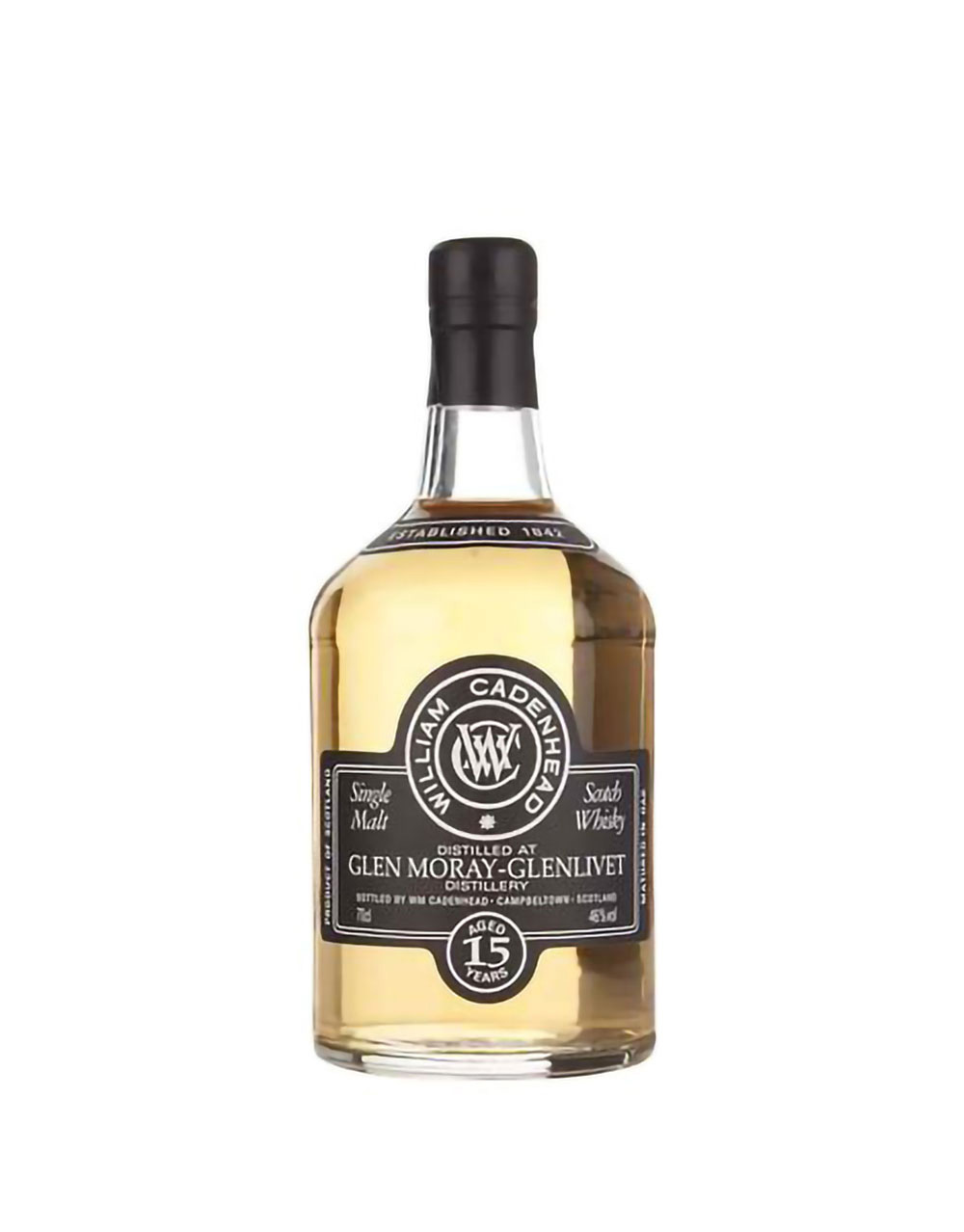 Cadenhead 15 Year Glen Moray-Glenlivet Old Single Malt Scotch Whisky