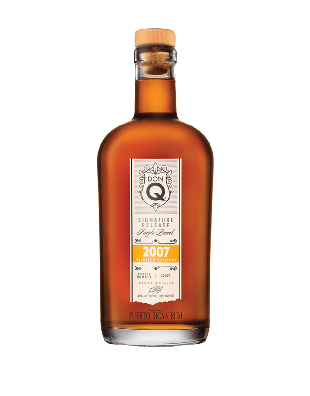 Don Q 2007 Limited Edition Single Barrel Rum