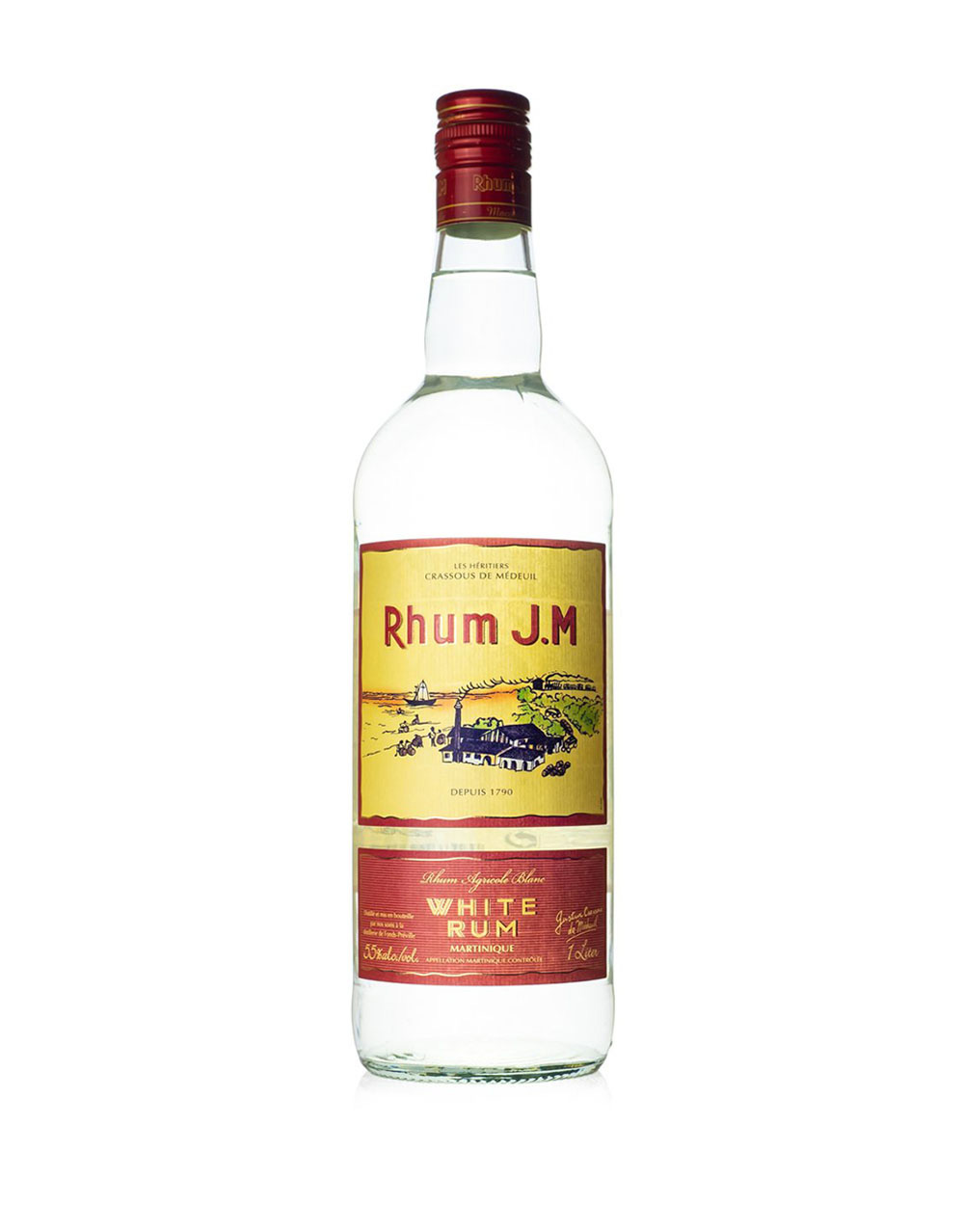 Rhum J.M. Blank White 55% Red Label Rum