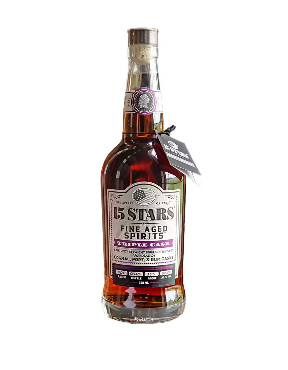 15 Stars Fine Aged Spirits Triple Cask Whiskey Royal Batch