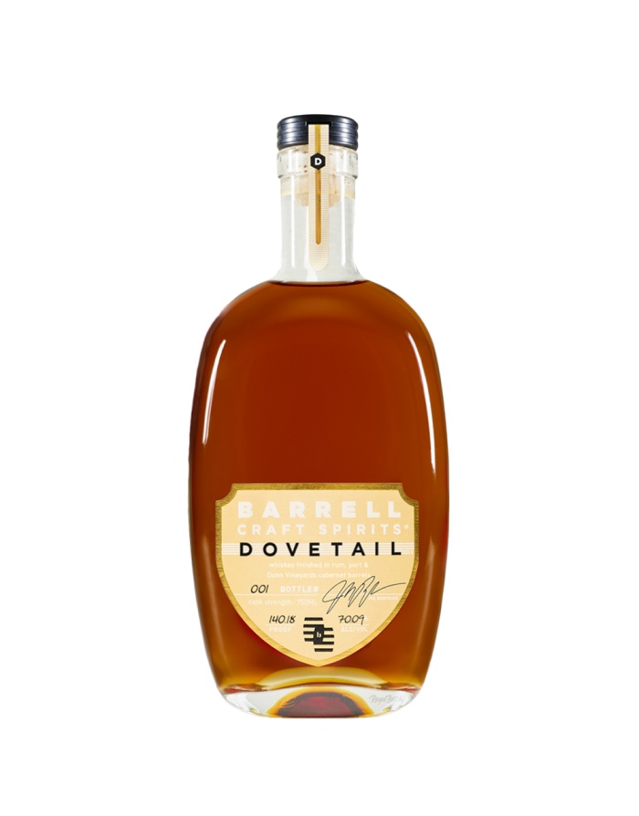 Barrel Craft Spirits Dovetail Cask Strength Whiskey Finished in Rum Port Dunn Vineyards