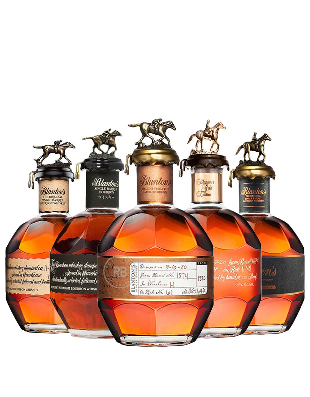 Blanton's Bourbon Whiskey 5 Pack Bundle | Royal Batch