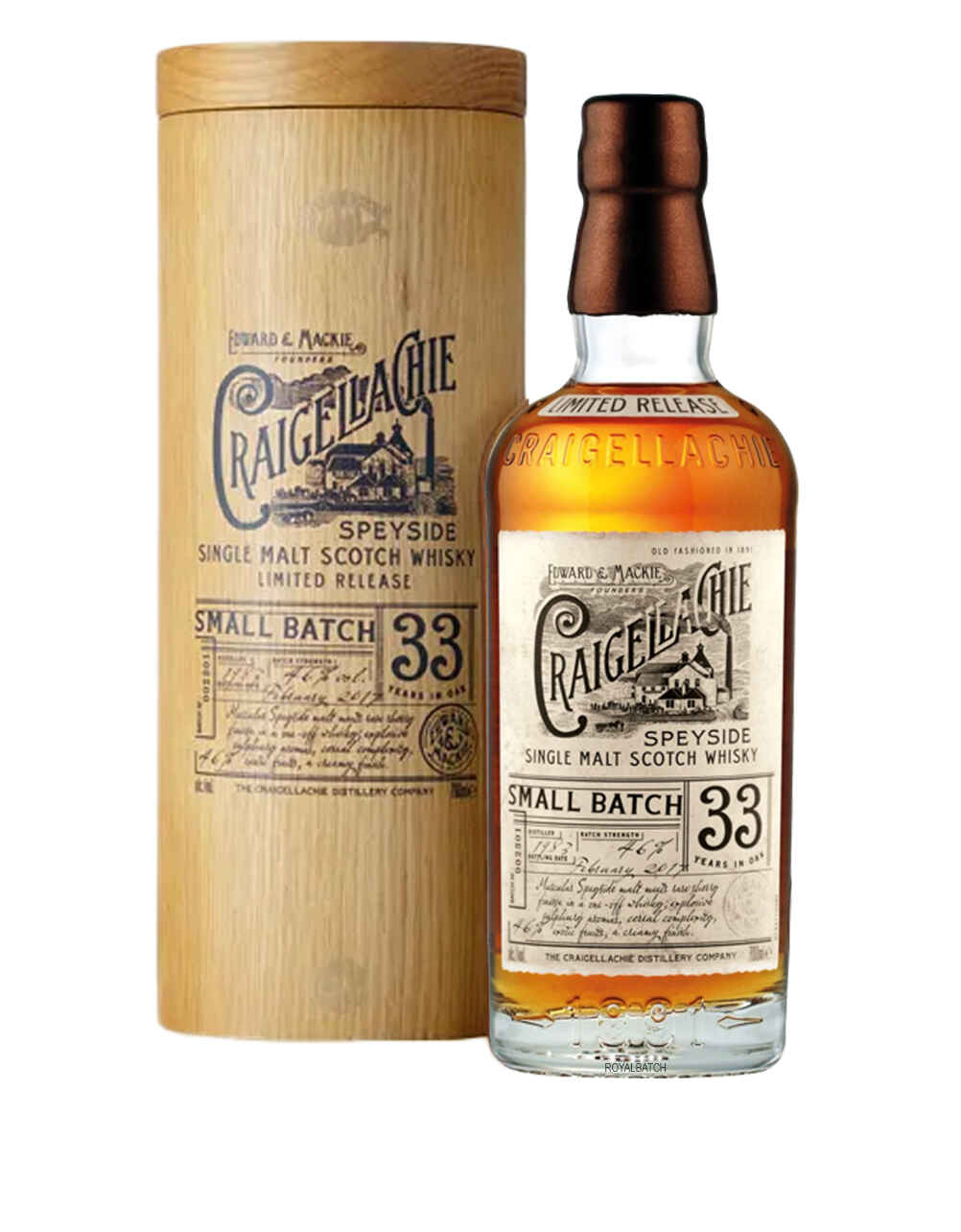 Craigellachie 33 Year Small Batch Whisky | Royal Batch