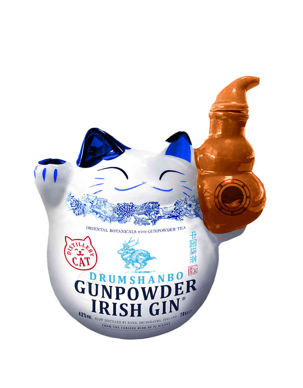 Drumshanbo Cat Bottle Gunpowder Irish Gin | Royal Batch