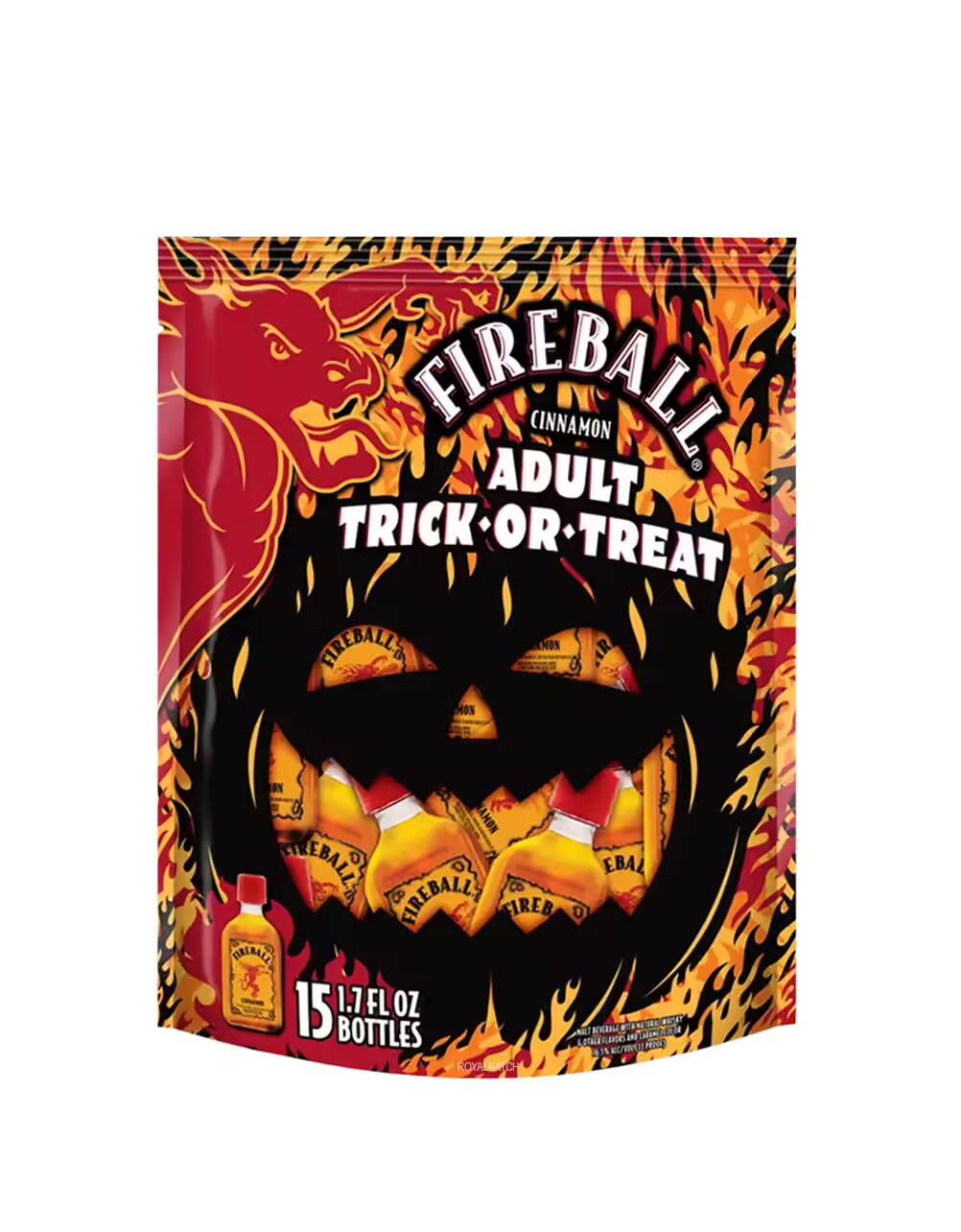 Fireball Cinnamon Adult trick or treat bag Royal Batch