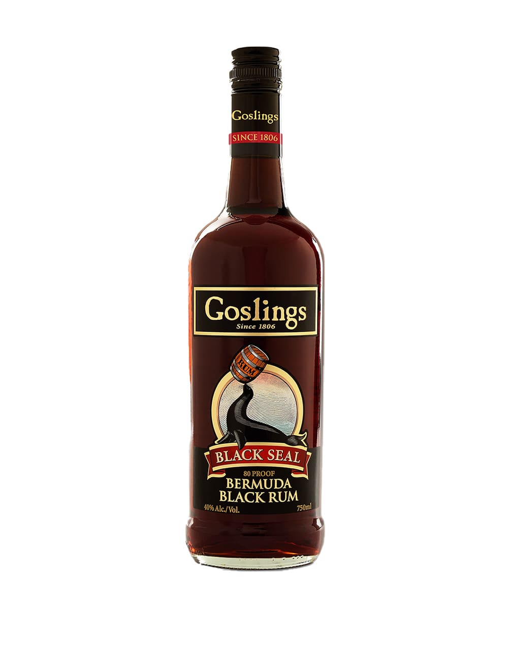 Goslings Black Seal Rum (80 Proof)