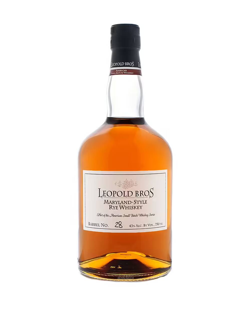 Leopold Bros Maryland Style Rye Whiskey Royal Batch