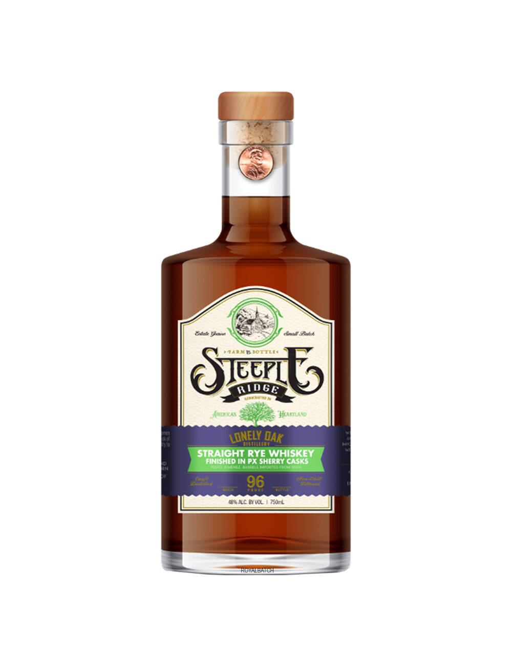 Steeple Ridge PX Sherry Casks Rye Whiskey | Royal Batch