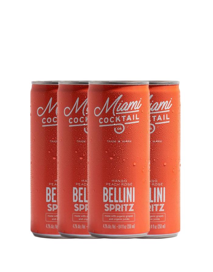 Miami Cocktail Bellini Spritz 4 Pack 250ml Royal Batch 7673