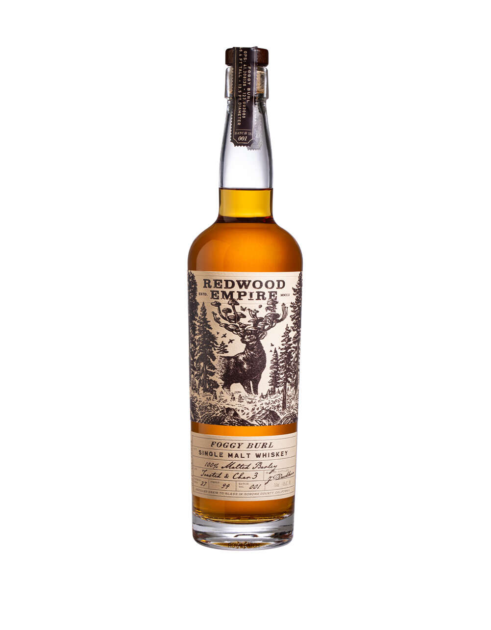 Redwood Empire Foggy Burl Single Malt Whiskey | Royal Batch