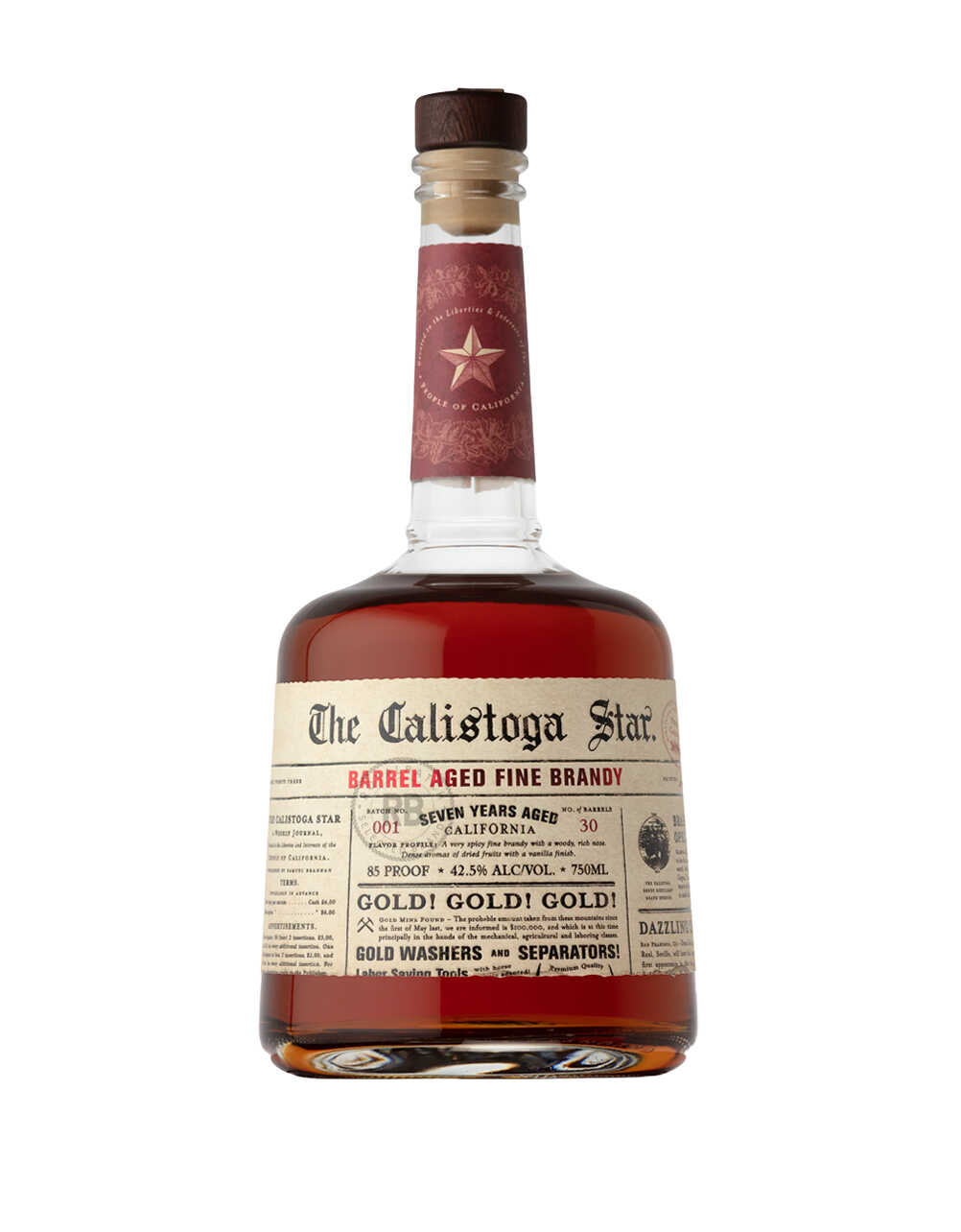 The Calistoga Star Barrel Aged Fine Brandy | Royal Batch