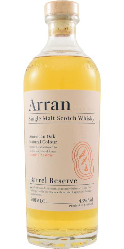 Arran Whiskey American Oak Natural Colour Barrel Reserve Whisky | Royal ...