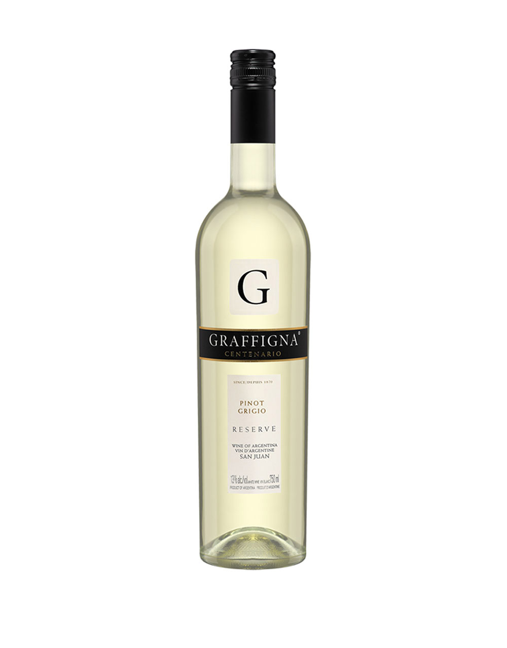 Graffigna Centenario Reserve Pinot Grigio Tulum Valley Argentina ...