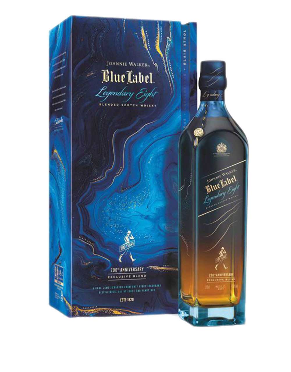 Johnnie Walker 200th Anniversary Blue Label Scotch Whisky Royal Batch 1821